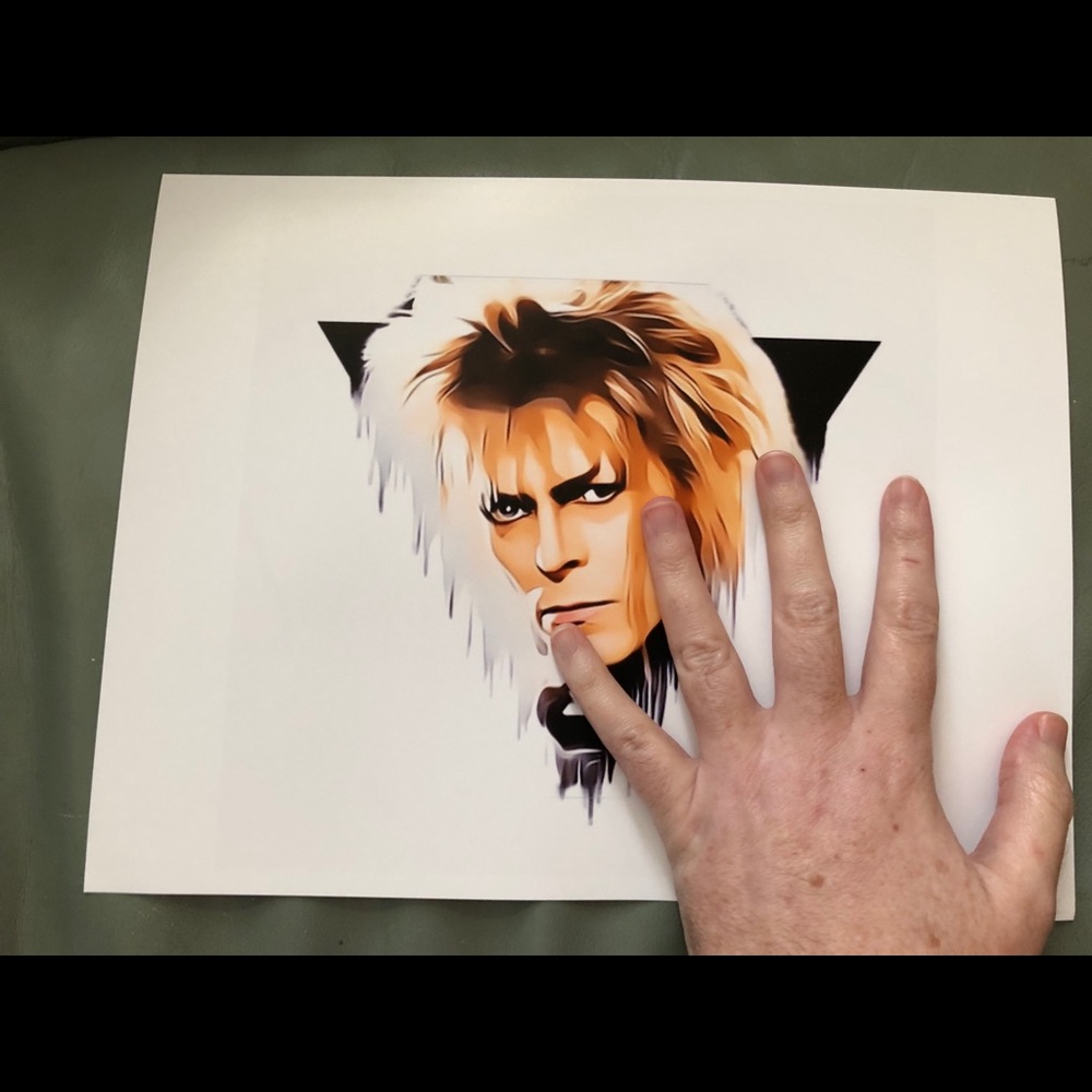 LABYRINTH DAVID BOWIE ART PRINT - Picture 2 of 2